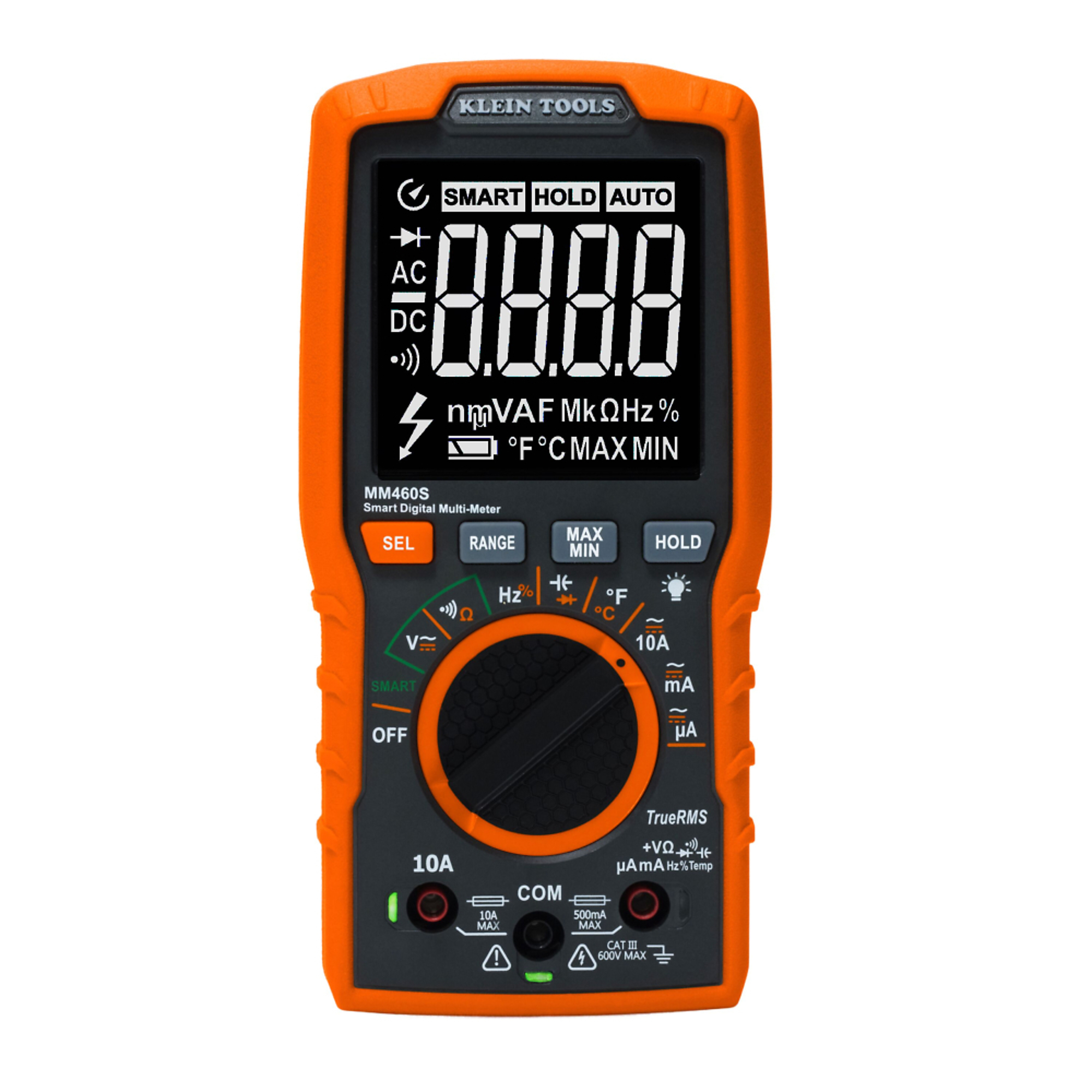 Smart Digital Multimeter, 600V AC/DC Auto-Ranging, Klein Tools Model# MM460S